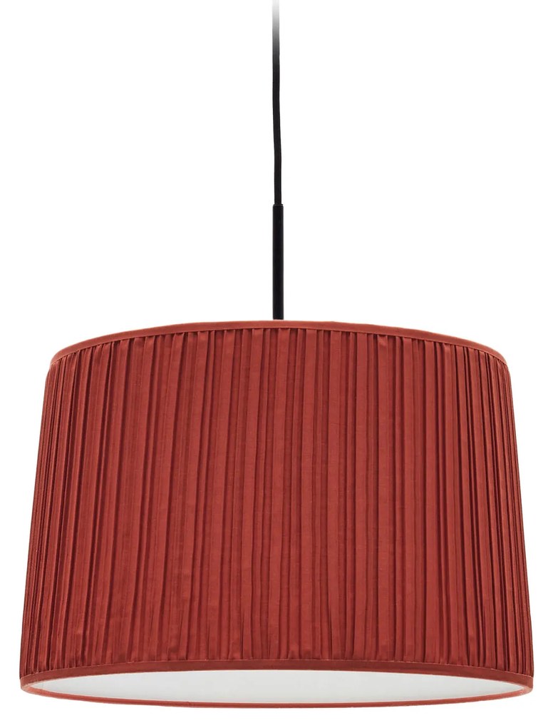 Kave Home - Paralume per lampada da soffitto Guash color terracotta Ã˜ 40 cm