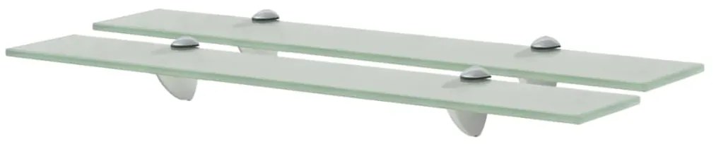 Mensole Galleggianti 2 Pz İn Vetro 60x10 Cm 8 Mm /