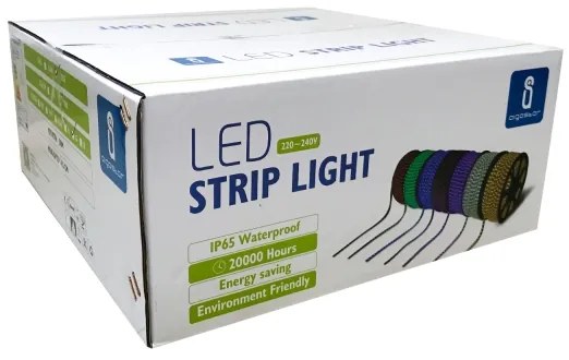 Aigostar - Striscia LED per esterni 50m LED/350W/230V verde IP65