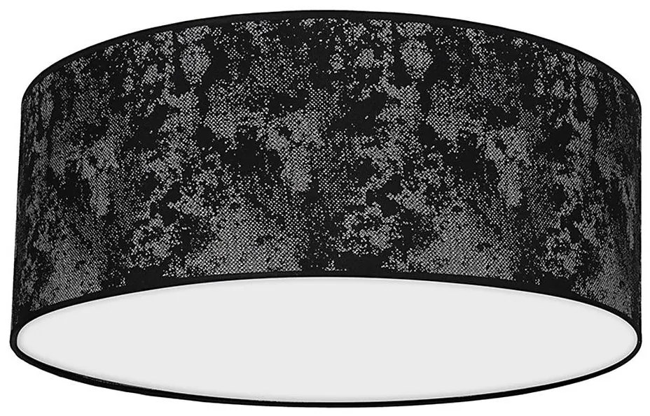 Plafoniera SATINO 2xE27/60W/230V nera/grigia