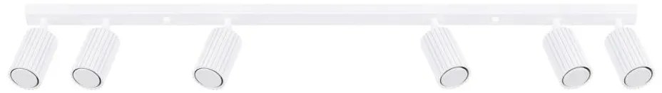 Sollux SL.1547 - Faretto KARBON 6xGU10/10W/230V bianco