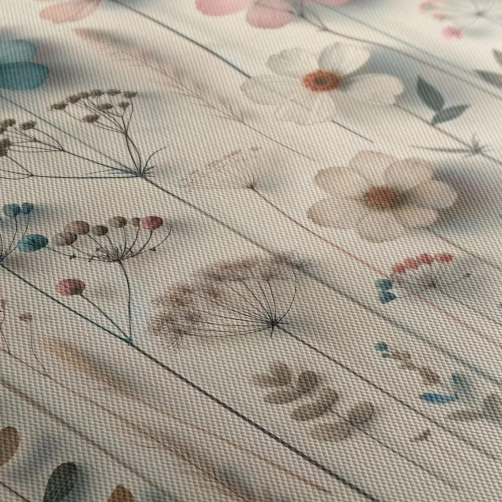 Quadro su tela – Fiori di campo secchi