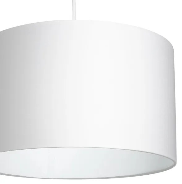 Lampadario a sospensione con filo ARDEN 1xE27/60W/230V diametro 40 cm bianco