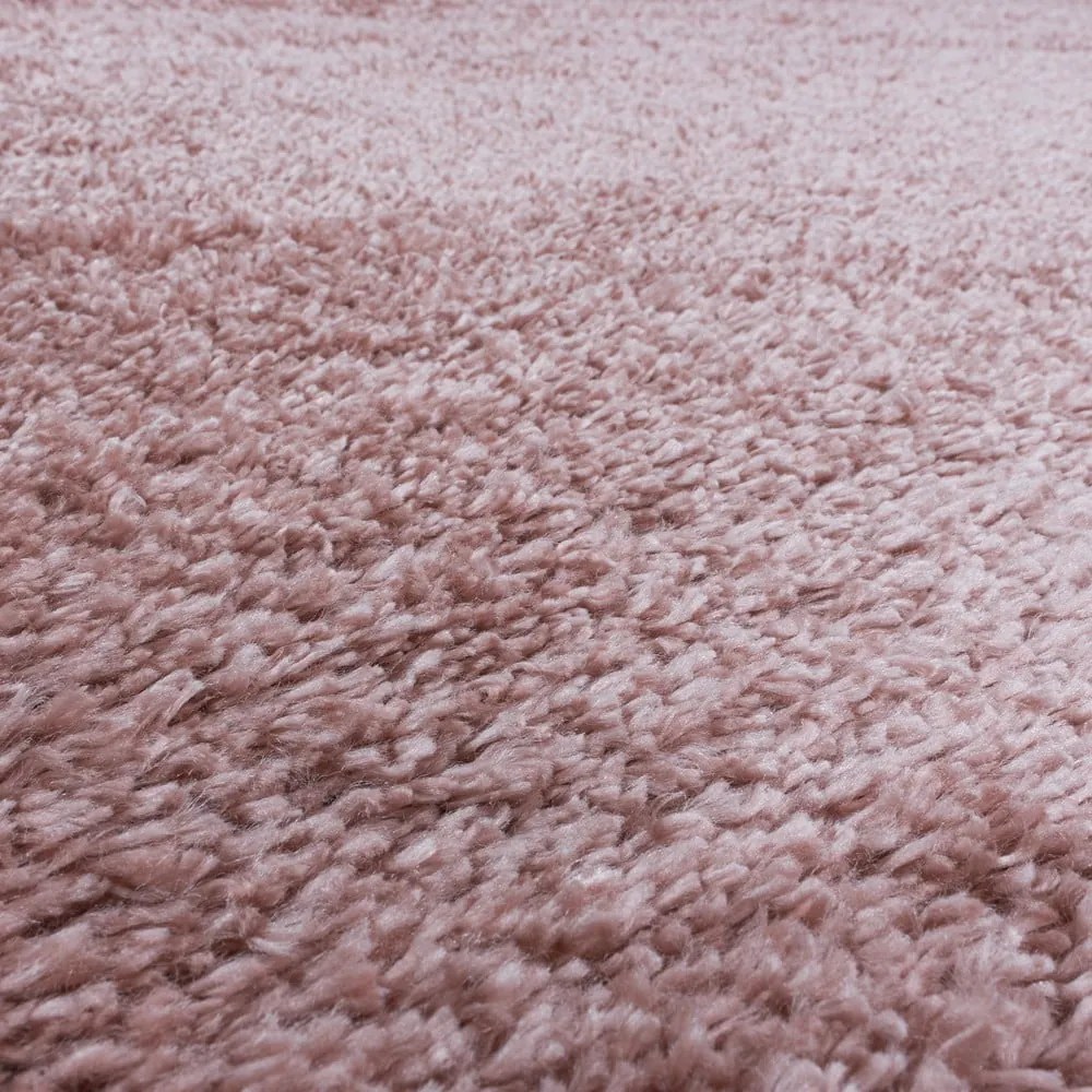 Passatoia rosa 80x250 cm Fluffy - Ayyildiz Carpets