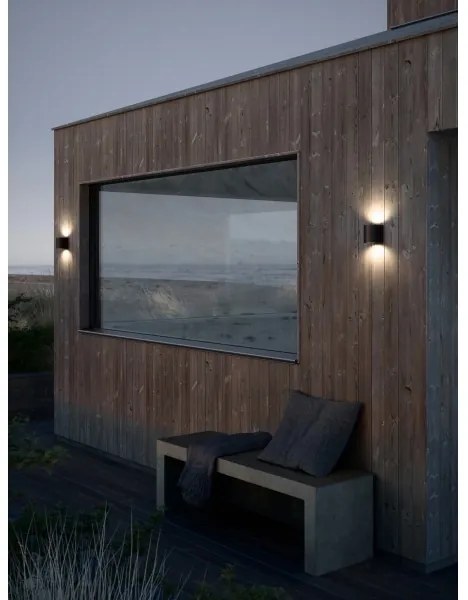 Nordlux - Applique LED da esterno CANTO 2xLED/6W/230V IP44 nero