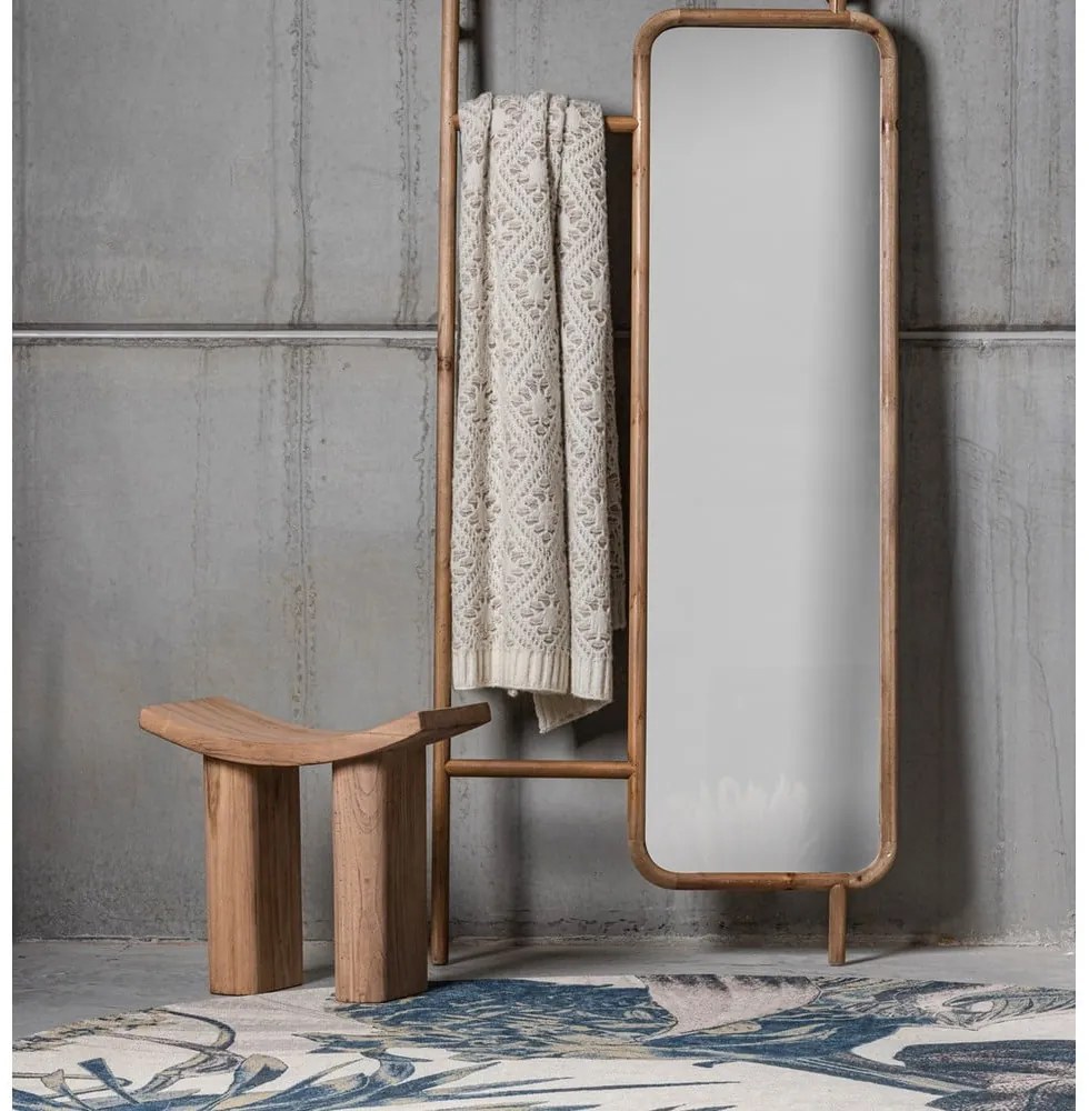 Sgabello di colore naturale in legno di paulownia massiccio Japan – WOOOD