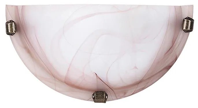 Rabalux 3053 - Applique ALABASTRO 1xE27/60W/230V in vetro alabastrino