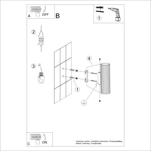 Brilagi - Applique LED CRESTO 2xGU10/10W/230V 20 cm bianca