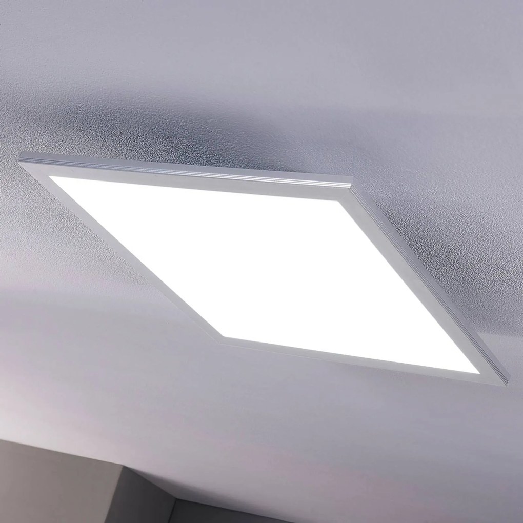 Pannello LED Lindby Livel, set di 2, CCT, 40 cm x 40 cm, telecomando