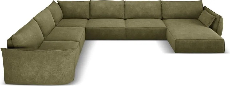 Divano angolare verde (angolo sinistro) Vanda - Mazzini Sofas