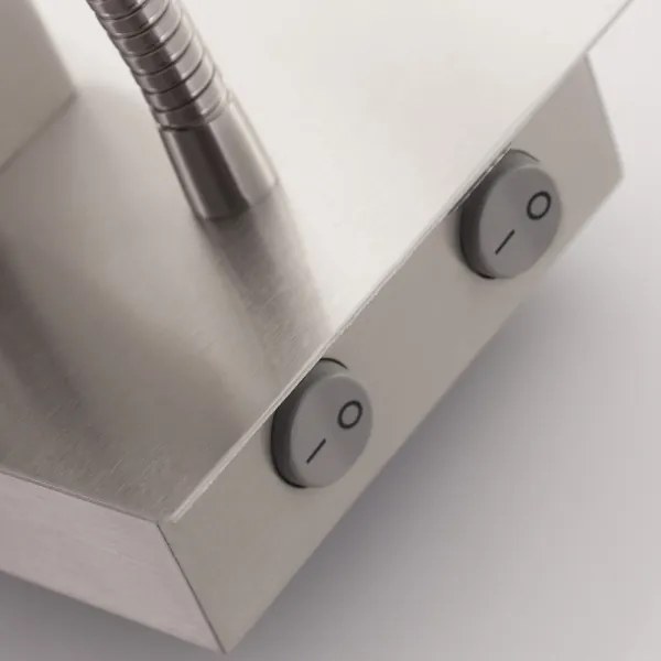 Eglo 96478 - Lampada LED flessibile PASTERI 1xE27/40W+LED/3,8W taupe