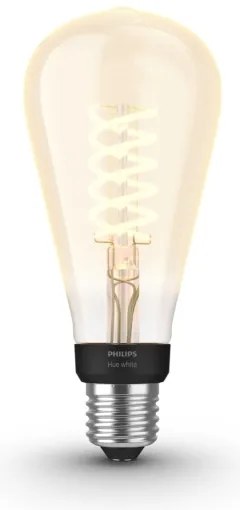 Lampadina LED dimmerabile Philips Hue WHITE FILAMENT ST72 E27/7W/230V 2100K