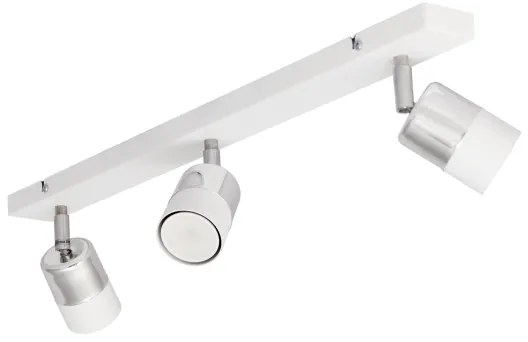 LED Luce Spot a LED TUBSSON 3xGU10/4,8W/230V bianco/cromo lucido