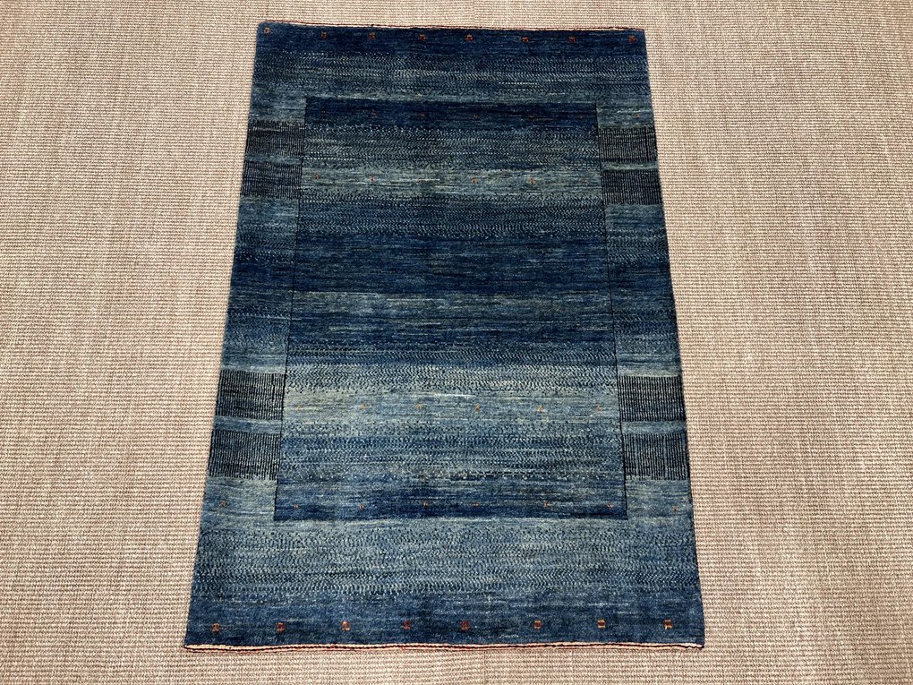 Loribaft Tappeto 120x80 Blu (Iran) Annodato A Mano