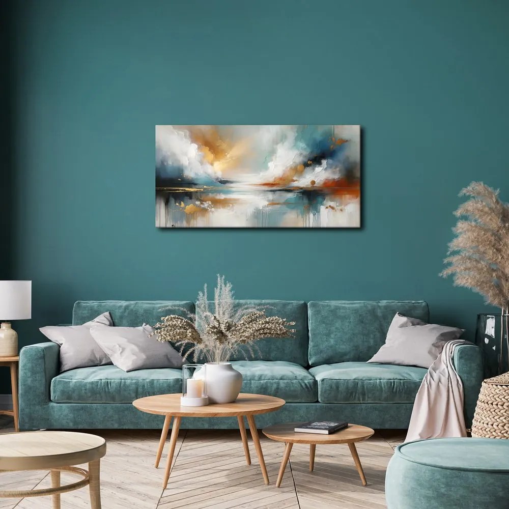 Quadro su tela – Astrazione moderna con natura