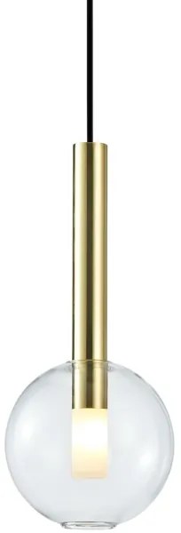 Lampadario a sospensione con filo NIKO 1xG9/9W/230V diametro 15 cm oro