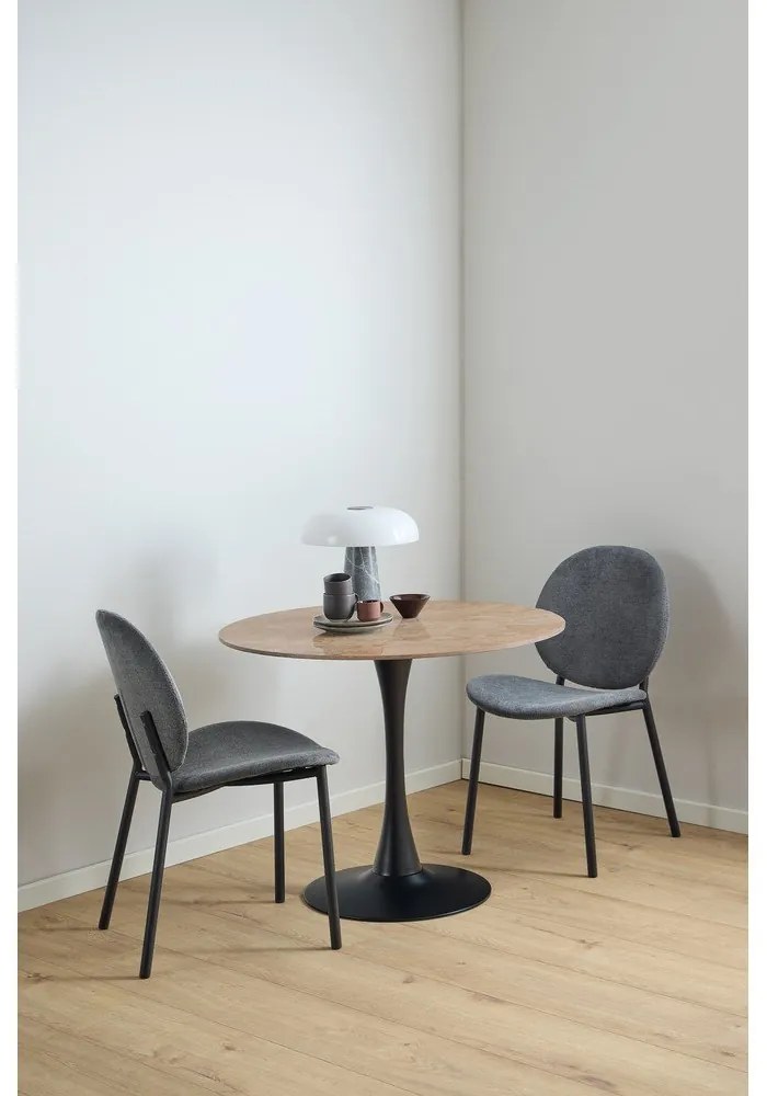 Sedia da pranzo color antracite Cliff – Actona