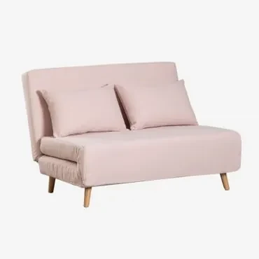 Divano Letto A Posti In Tessuto Elen Rosa Sklum BIANO