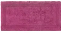 Tappeto bagno 60x110 cm in cotone magenta