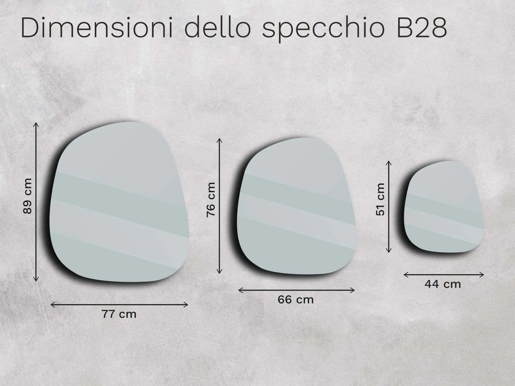 Specchio bronzeo Base B28