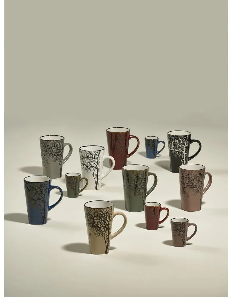 Tazze da espresso in gres rosso in set da 4 100 ml Hela - Villa Collection