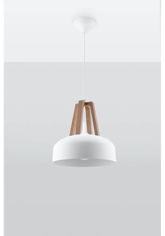 Apparecchio a sospensione bianco Olla - Sollux