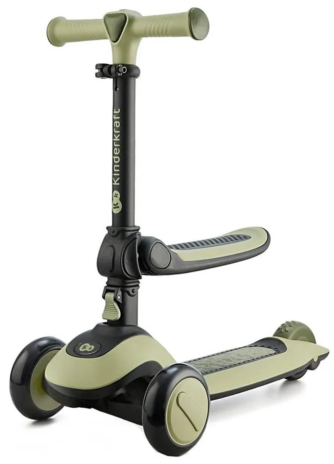 KINDERKRAFT - Monopattino per bambini 2in1 HALLEY Grassland