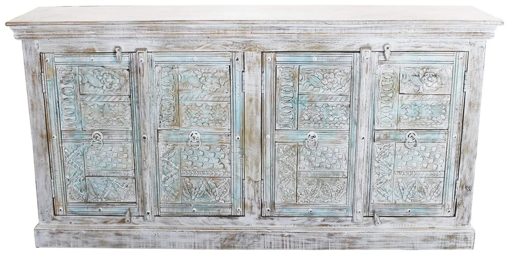 ETER - madia legno di mango bianco