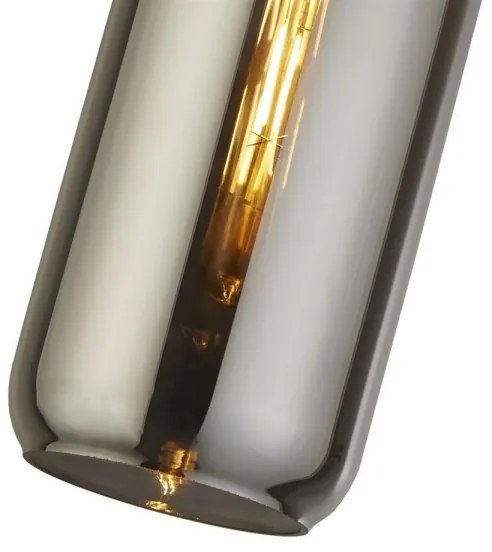 Searchlight 46641-1SM - Lampadario a sospensione con filo PIPETTE 1xE27/60W/230V lesklá