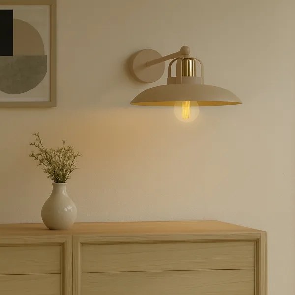 Brilagi - Applique FLAMENGO 1xE27/60W/230V beige