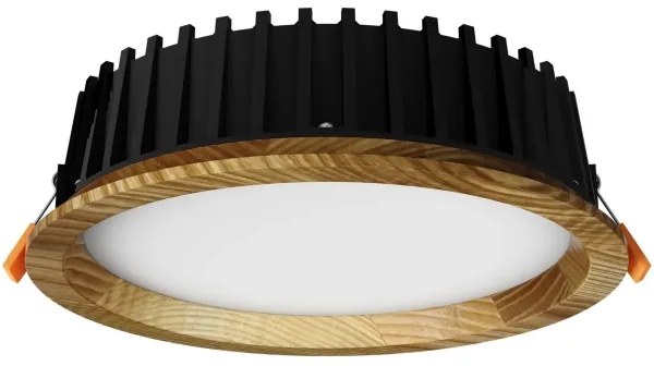 APLED - Lampada LED RONDO WOODLINE LED/6W/230V 3000K diametro 15 cm cenere legno solido