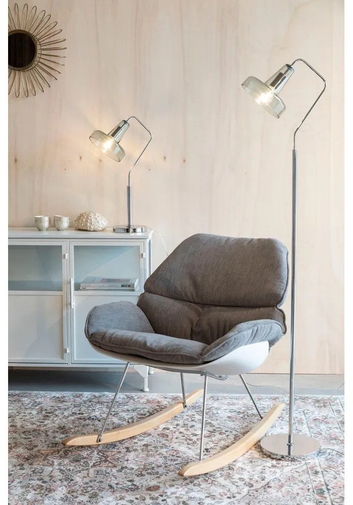 Lampada da terra di colore verde-argento Anshin - White Label