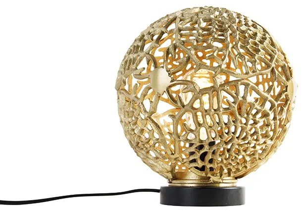 Lampada da tavolo Art Déco oro - Maro