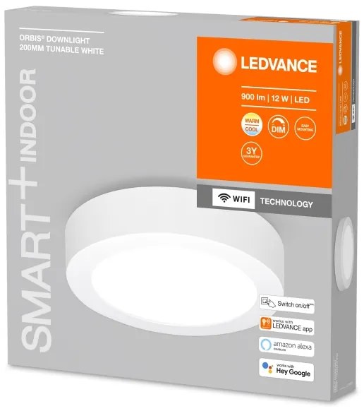 Ledvance - Plafoniera LED dimmerabile ORBIS LED/12W/230V 3000-6500K Wi-Fi