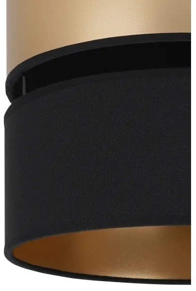 Brilagi - Lampadario a sospensione con filo ROYAL 1xE27/15W/230V diametro 25 cm nero/oro