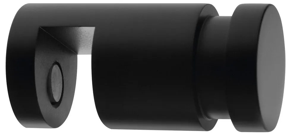 Gancio nero opaco in ottone - Sapho