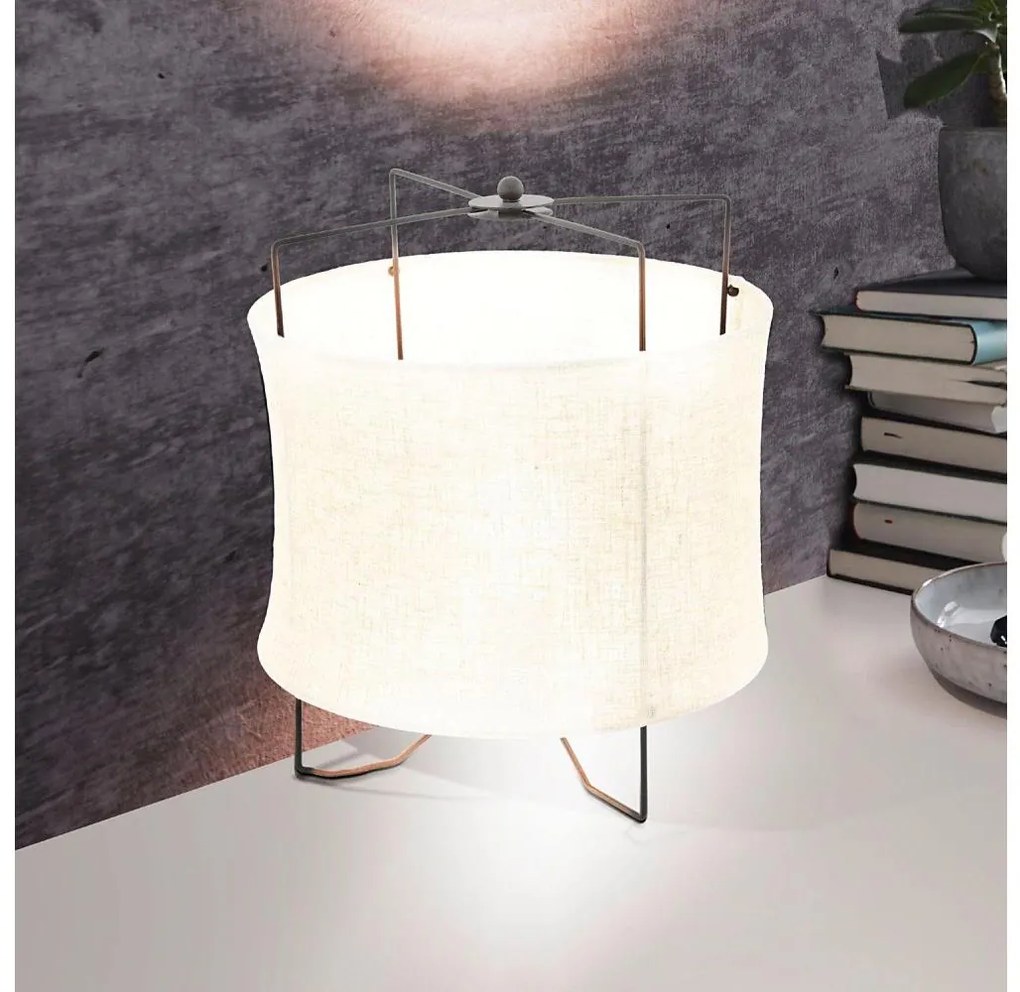 Eglo 43293 - Lampada da tavolo BRIDEKIRK 1xE27/40W/230V