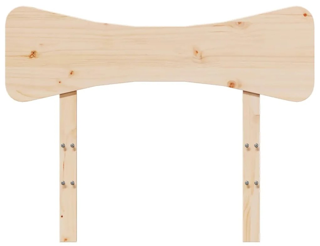 Testiera 100 cm in legno massello di pino
