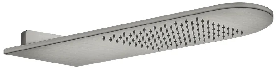 Soffione doccia a parete cromo Steel brushed 239 Inverso 45163 Gessi