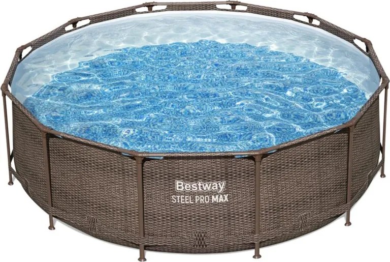 Bestway 56923-7 Piscina base fuori terra Steel Pro Max da 366x100 cm