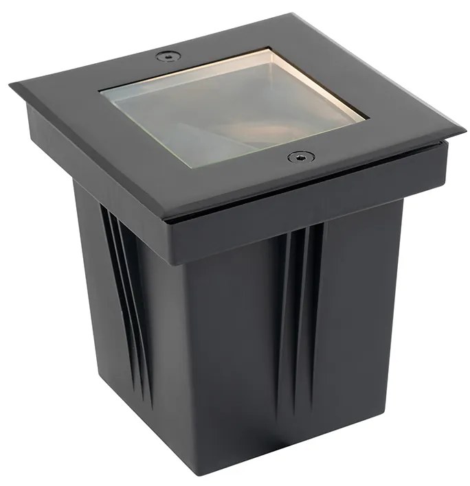 Faretto da terra Smart Nero Orientabile IP65 incl. Wifi GU10 50mm - Oneon