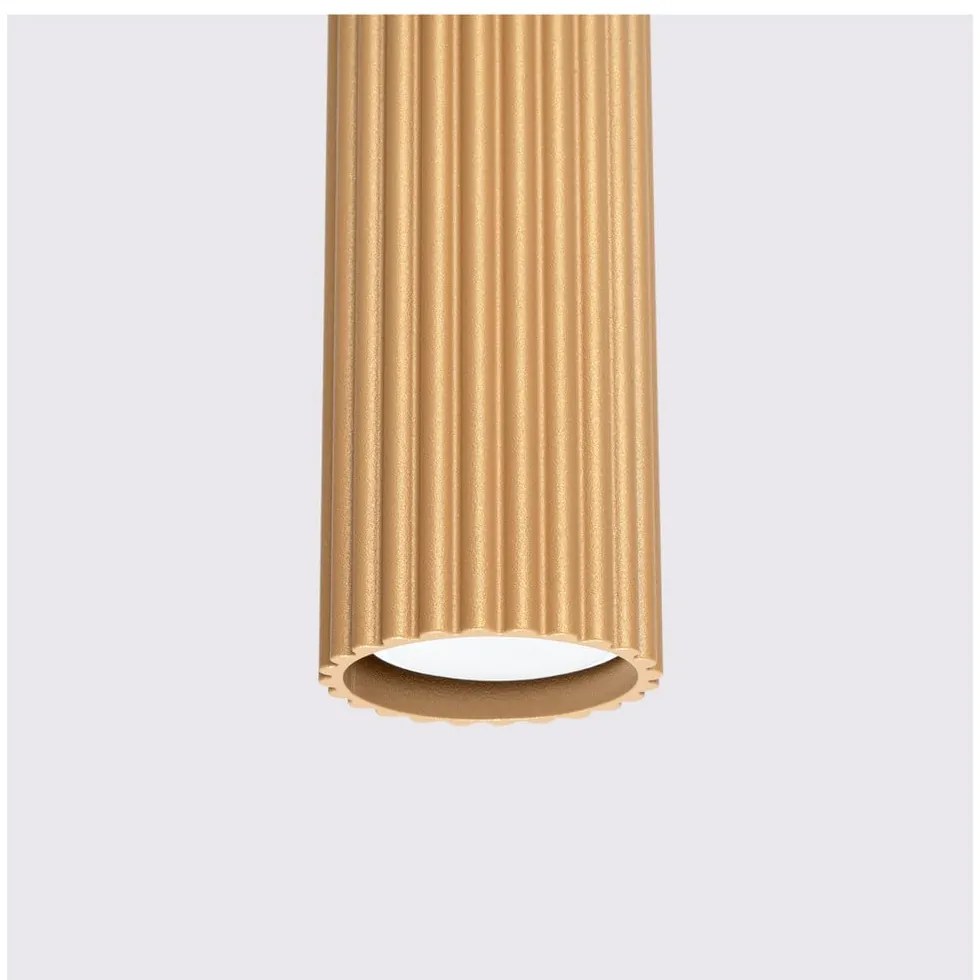 Lampadario dorato Gleam – Sollux