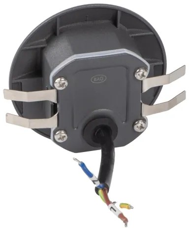 Kanlux 39122 - Lampada LED per scale EXIN LED/2,5W/230V 3000K IP65, antracite, tonda