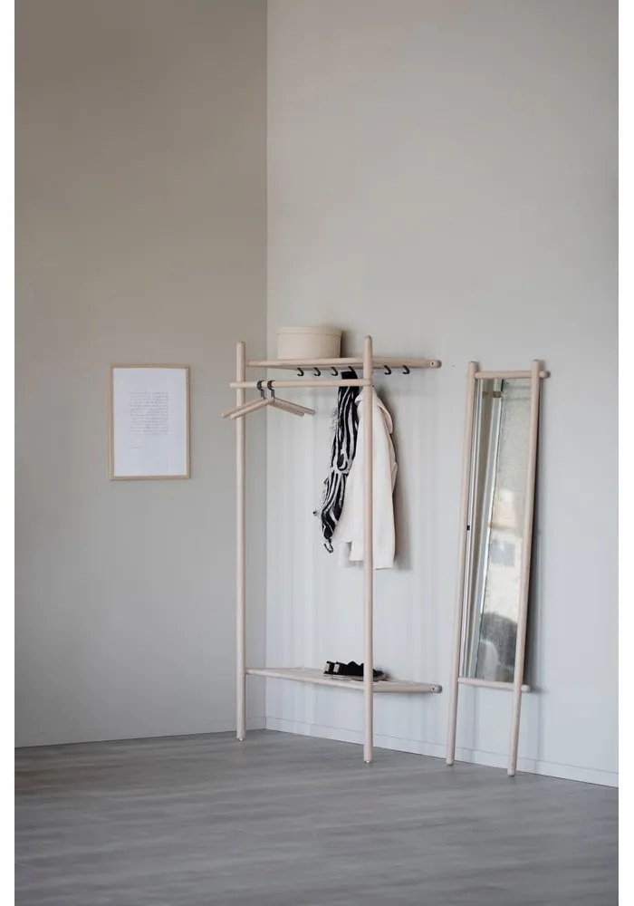 Set da ingresso in legno di quercia in colore naturale Milford - Rowico