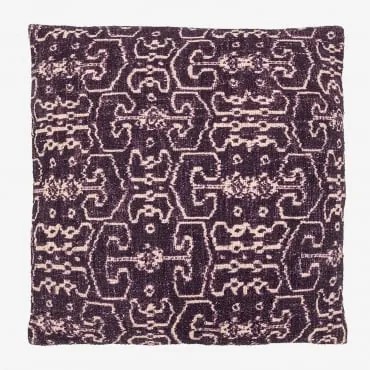 Cuscino quadrato in cotone (45x45 cm) Biels Violetta Popora - Sklum