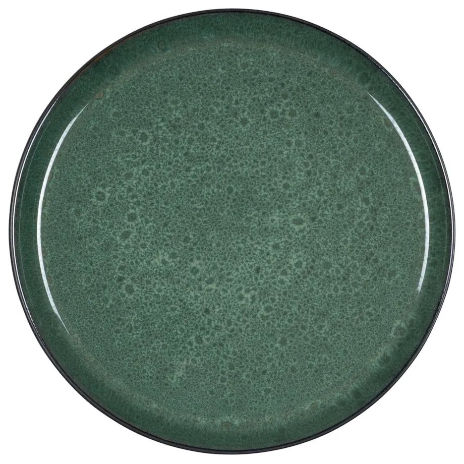 Piatto verde/nero in gres ø 27 cm Gastro Green/Black – Bitz