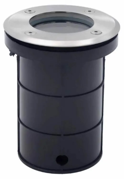Faretto Carrabile Tondo GU10, IP67 con Doppio Pressacavo Base GU10