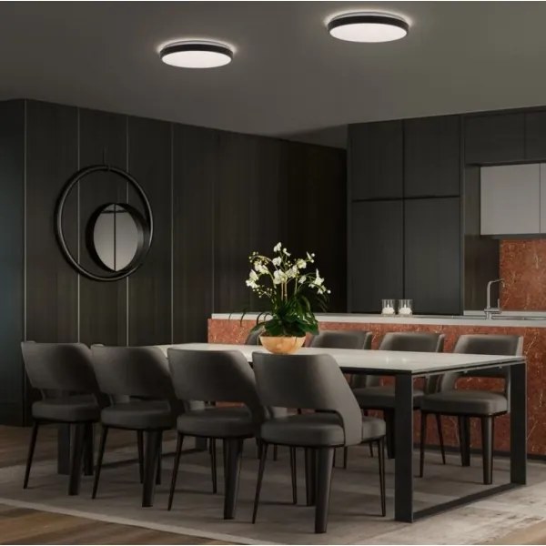 Osram - Plafoniera LED ORBIS LONDON LED/24W/230V Ø 39,5 cm nero