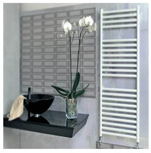 Termoarredo Scaldasalviette in alluminio bianco 1160/550 Fondital COOL Interasse 55 cm