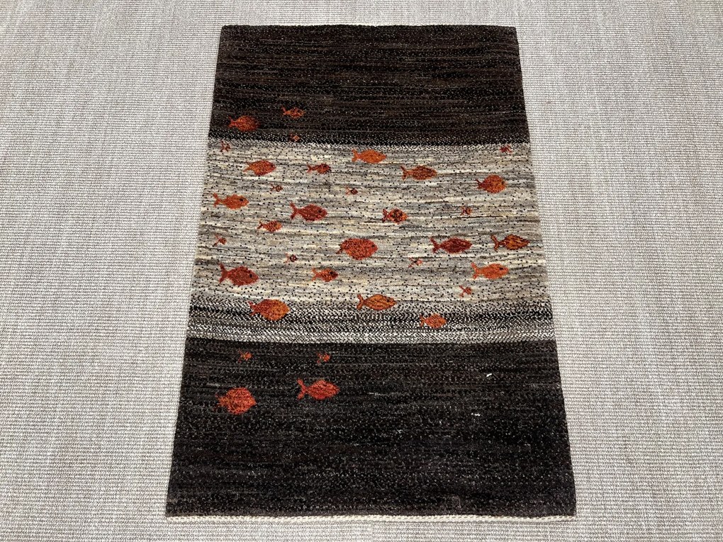 Loribaft Tappeto 80x120 Beige (Iran) Annodato A Mano